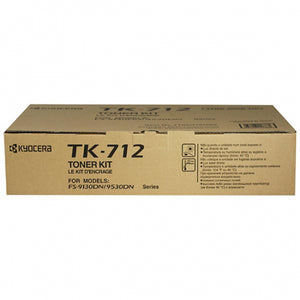 Kyocera-Mita TK712 Black Laser Toner Cartridge (Genuine)
