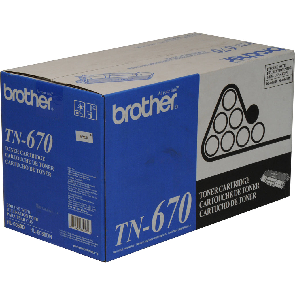 Brother TN670 Black Laser Toner Cartridge (Genuine)