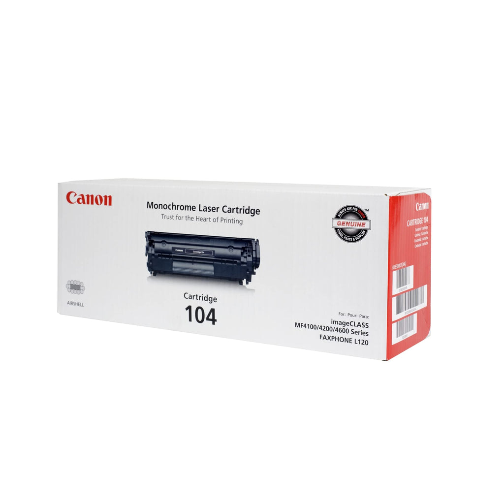 Canon 104 Black Laser Toner Cartridge (0263B001AA) (Genuine)