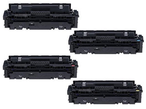 Value Set of 4 Canon 046H Toners: Black / Cyan / Magenta / Yellow (Compatible Toner Cartridges)