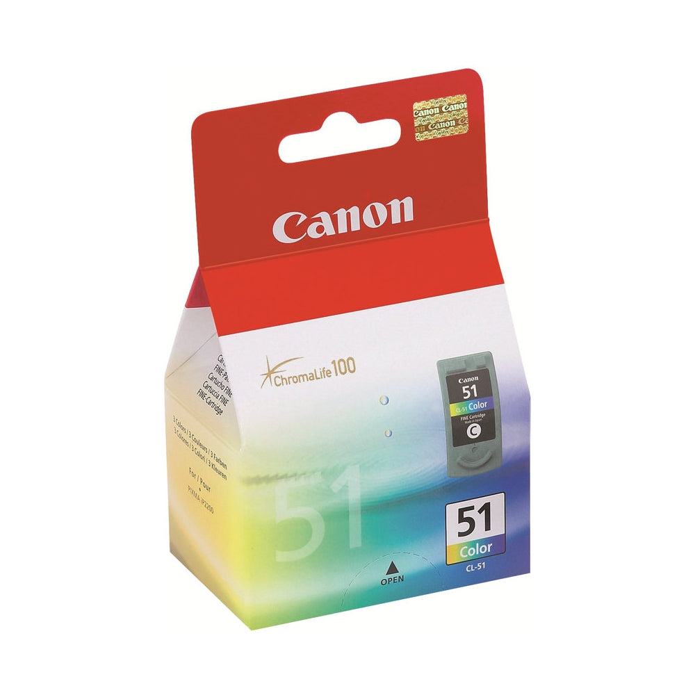 Canon CL51 Tricolor Inkjet Cartridge (0618B002) (Genuine)