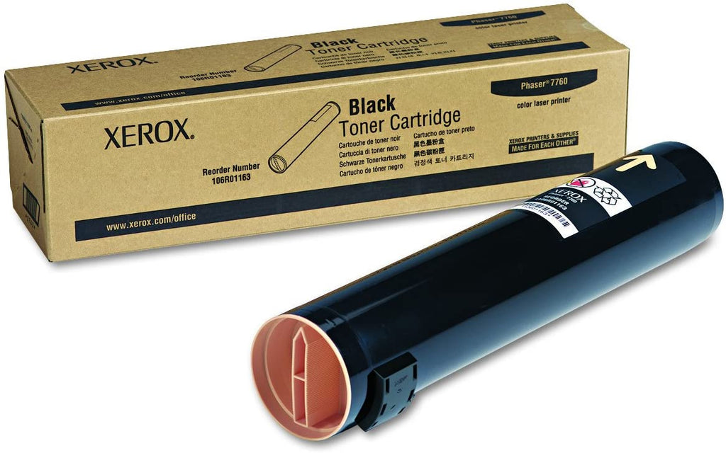 Xerox 106R01163 Black Laser Toner Cartridge (Genuine)