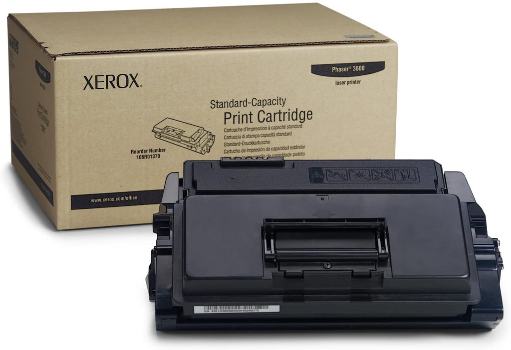 Xerox 106R01370 Black Laser Toner Cartridge (Genuine)