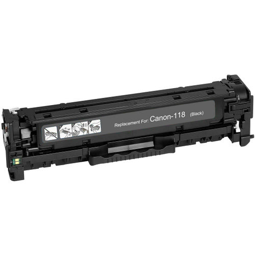 Canon 118 Black Laser Compatible Toner Cartridge (2662B001AA)