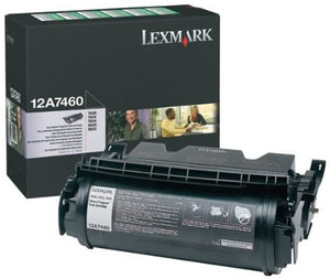 Lexmark 12A7460 Black Laser Toner Cartridge (Genuine)