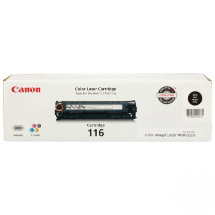 Canon 116 Black Laser Toner Cartridge (1980B001AA) (Genuine)
