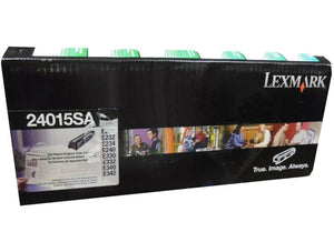 Lexmark 24015SA Black Laser Toner Cartridge (Genuine)