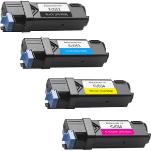 Value Set of 4 Dell 310-9058 High Yield Toners: Black / Cyan / Magenta / Yellow (Compatible Toner Cartridges)