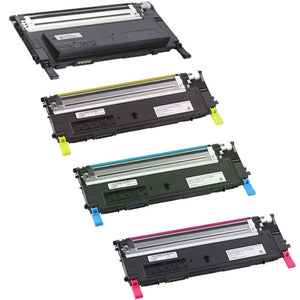 Value Set of 4 Dell 330-3012 High Yield Toners: Black / Cyan / Magenta / Yellow (Compatible Toner Cartridges)