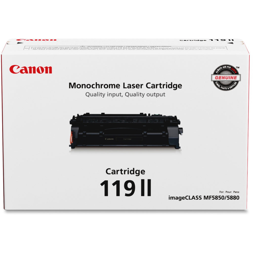 Canon 119 II Black High Yield Laser Toner Cartridge (3480B001AA) (Genuine)
