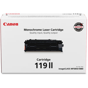 Canon 119 II Black High Yield Laser Toner Cartridge (3480B001AA) (Genuine)