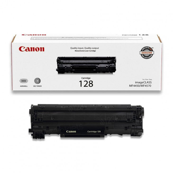 Canon 128 Black Laser Toner Cartridge (3500B001AA) (Genuine)