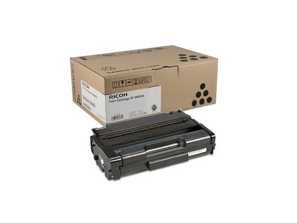 Ricoh 406465 Black High Yield Laser Toner Cartridge (SP 3400HA) (Genuine)