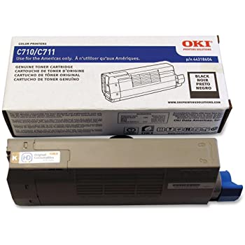 Oki-Okidata 44318604 Black Laser Toner Cartridge (Genuine)