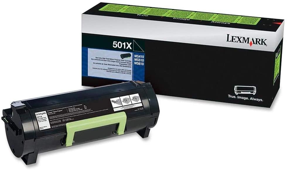 Lexmark 50F1X00 Black Extra High Yield Laser Toner Cartridge (501X) (Genuine)
