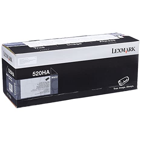 Lexmark 52D0HA0 Black High Yield Laser Toner Cartridge (520HA) (Genuine)
