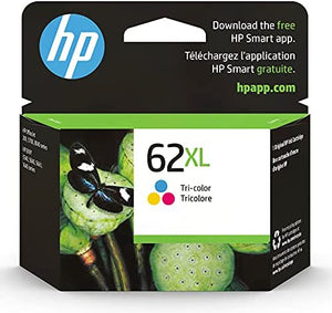 Hewlett Packard 62XL Color High Yield Inkjet Cartridge (C2P07AN) (Genuine)