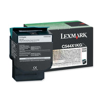 Lexmark C544X1KG Black Laser Toner Cartridge (Genuine)
