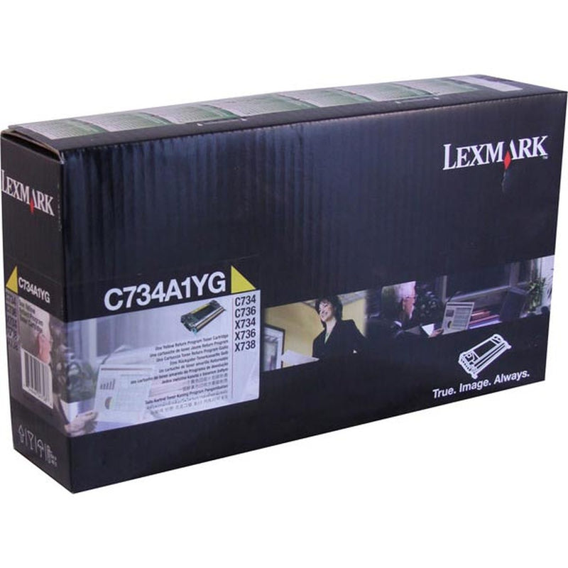 Lexmark C734A1KG Black Laser Toner Cartridge (Genuine)