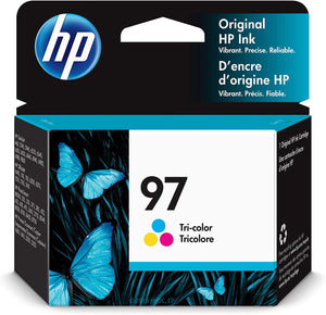 Hewlett Packard 97 Tricolor Inkjet Cartridge (C9363WN#140) (Genuine)