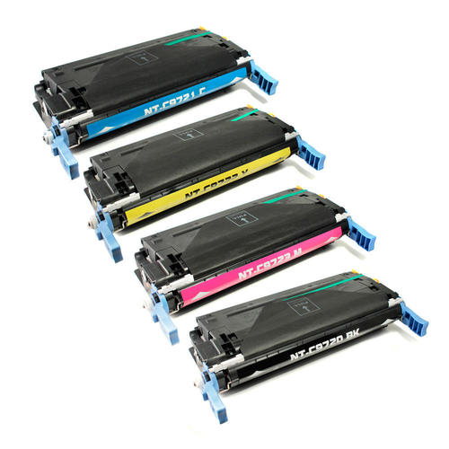 Value Set of 4 Hewlett Packard C9720A Toners: Black / Cyan / Magenta / Yellow (Compatible Toner Cartridges)