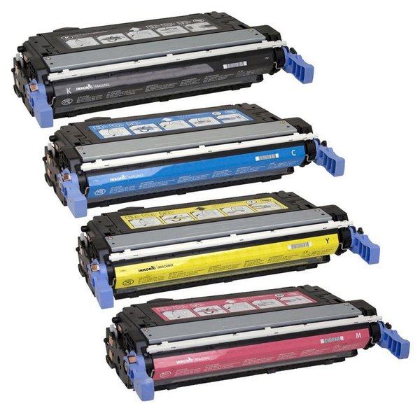 Value Set of 4 Hewlett Packard C9730A Toners: Black / Cyan / Magenta / Yellow (Compatible Toner Cartridges)