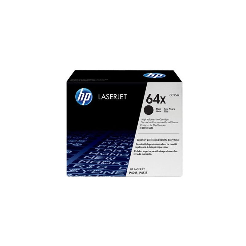 Hewlett Packard CC364X Laser Toner Cartridge (64X) (Genuine)