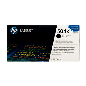 Hewlett Packard CE250X Laser Toner Cartridge (504X) (Genuine)