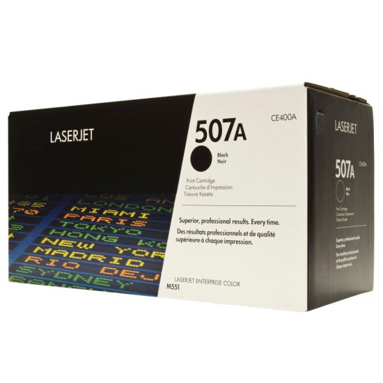 Hewlett Packard CE400A Laser Toner Cartridge (507A) (Genuine)