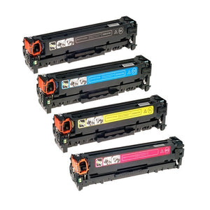 Value Set of 4 Hewlett Packard CF400X Toners: Black / Cyan / Magenta / Yellow (Compatible Toner Cartridges)