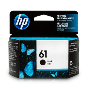 Hewlett Packard 61 Black Inkjet Cartridge (CH561WN#140) (Genuine)