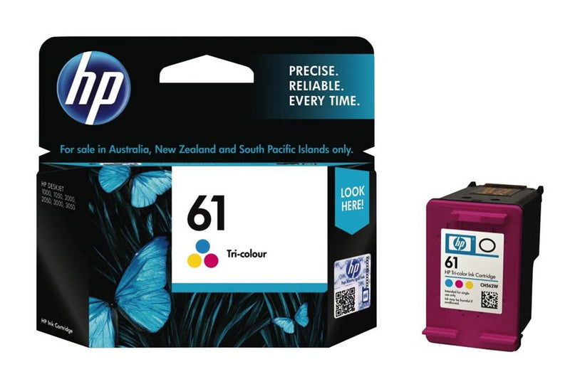 Hewlett Packard 61 Tricolor Inkjet Cartridge (CH562WN#140) (Genuine)