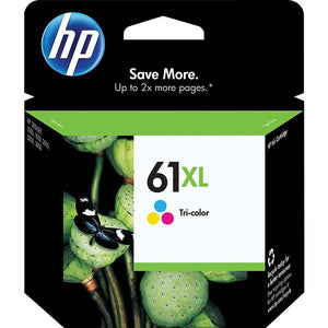 Hewlett Packard 61XL Tricolor Inkjet Cartridge (CH564WN#140 ) (Genuine)