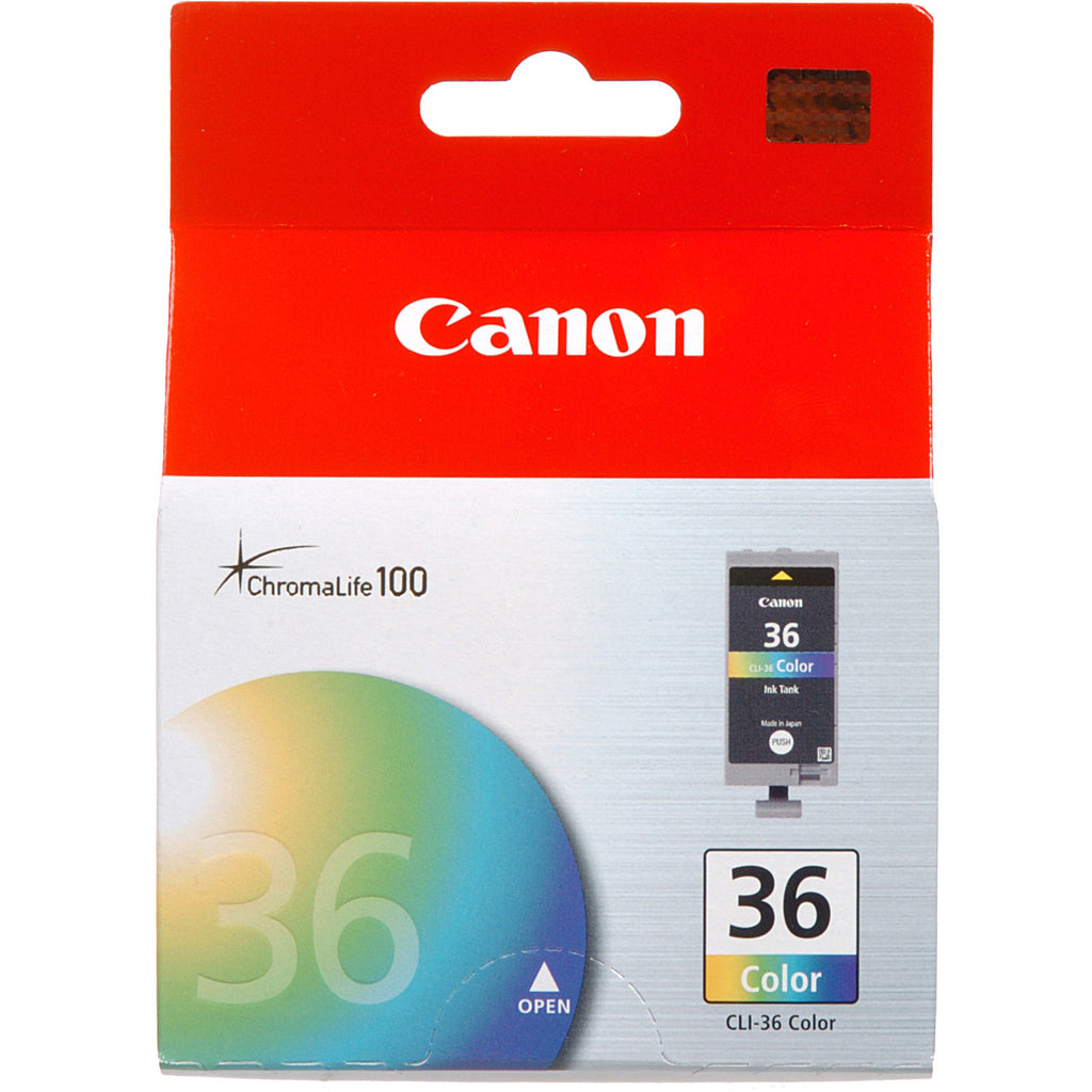 Canon CLI36 Multicolor Inkjet Cartridge (1511B002AA) (Genuine)