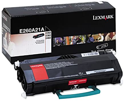 Lexmark E260A21A Black Laser Toner Cartridge (Genuine)