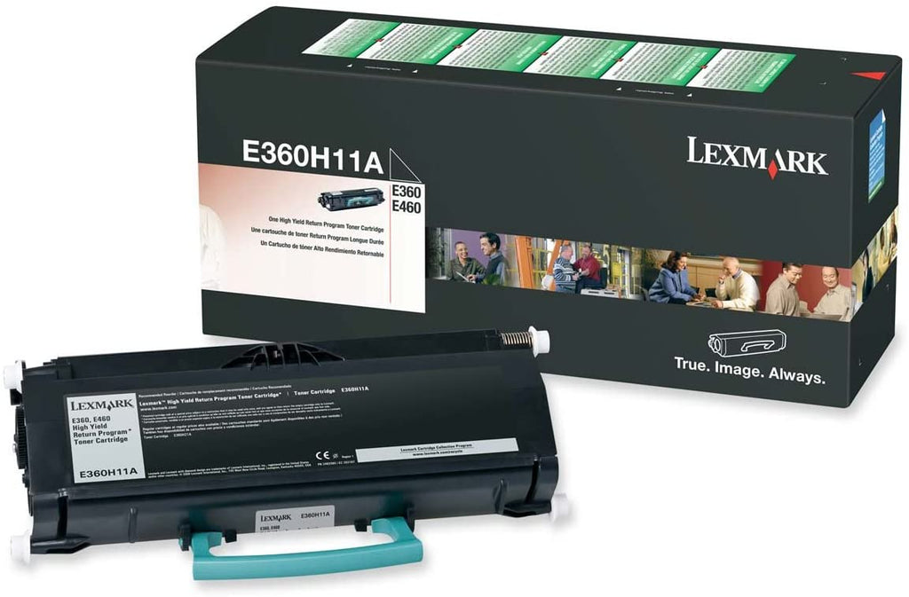 Lexmark E360H11A Black Laser Toner Cartridge (Genuine)