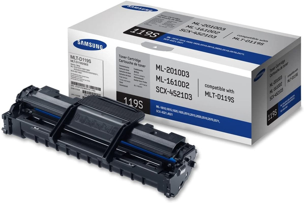 Samsung MLT-D119S Black Laser Toner Cartridge (Genuine)