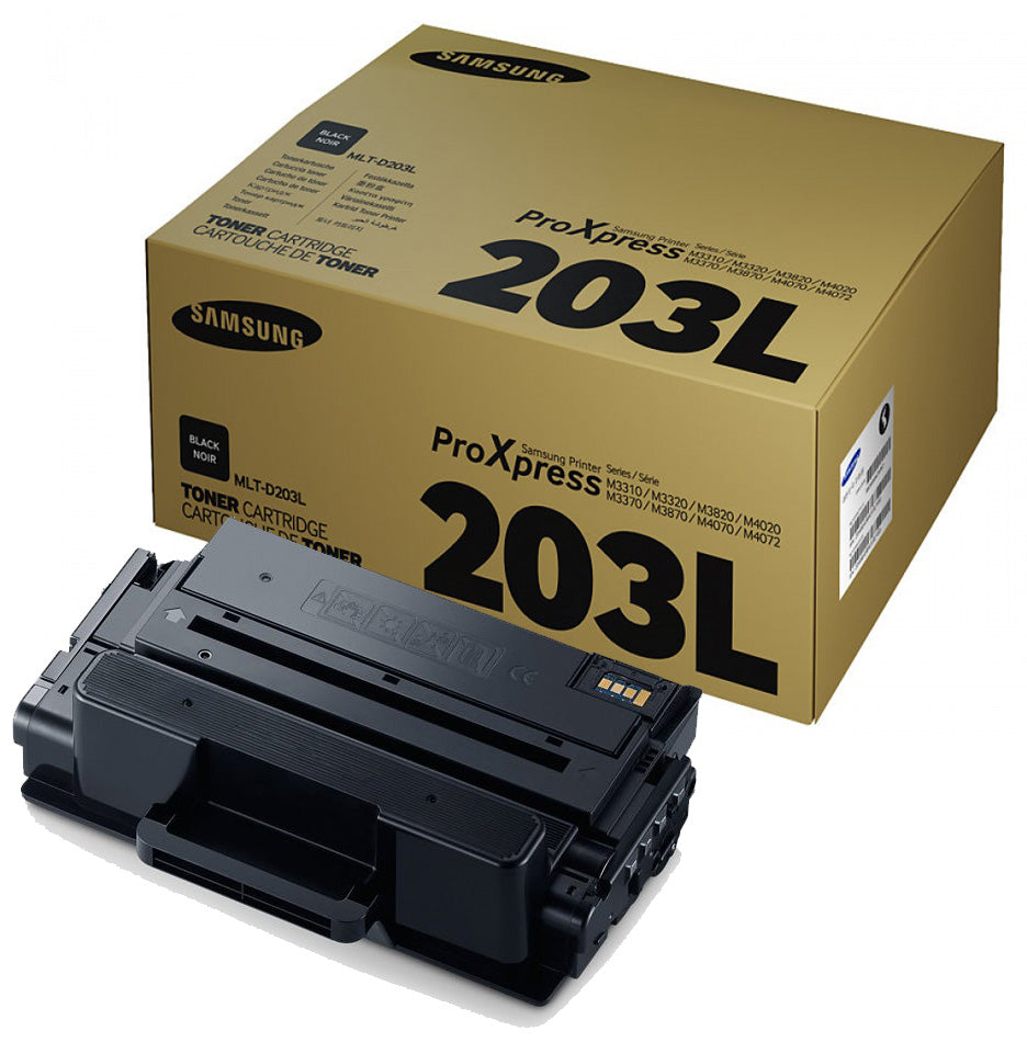 Samsung MLT-D203L Black High Yield Laser Toner Cartridge (Genuine)