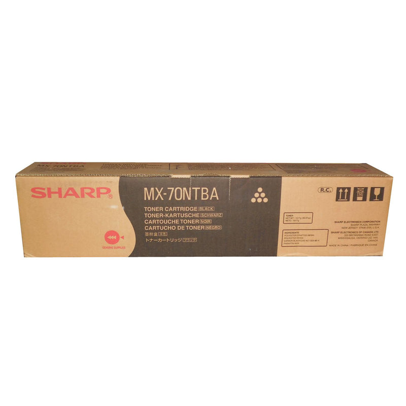 Sharp MX-70NTBA Black Laser Toner Cartridge (Genuine)