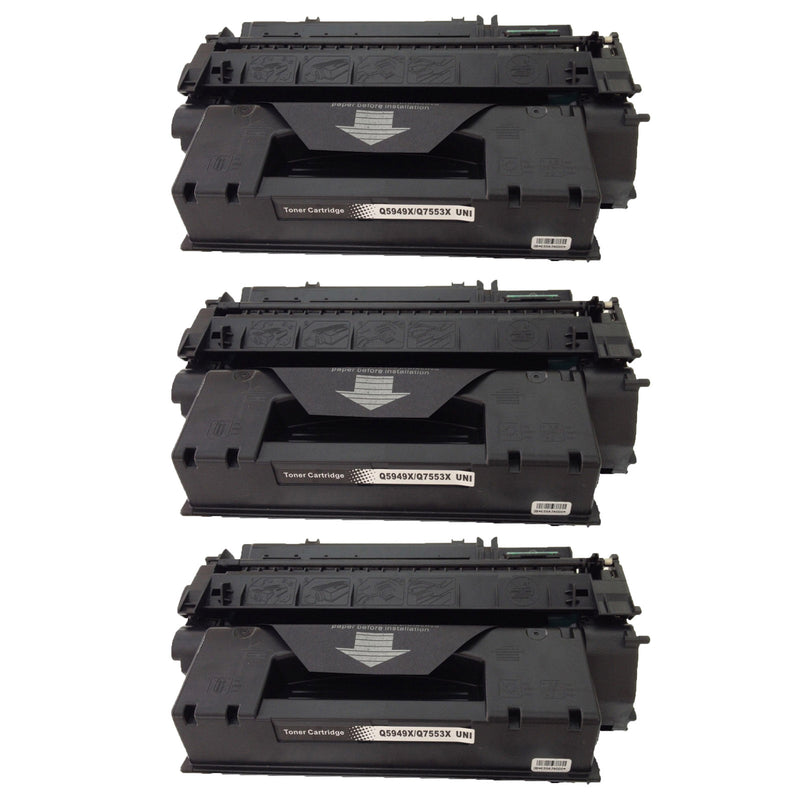 Hewlett Packard Q7553X Laser Compatible Toner Cartridge (53X)
