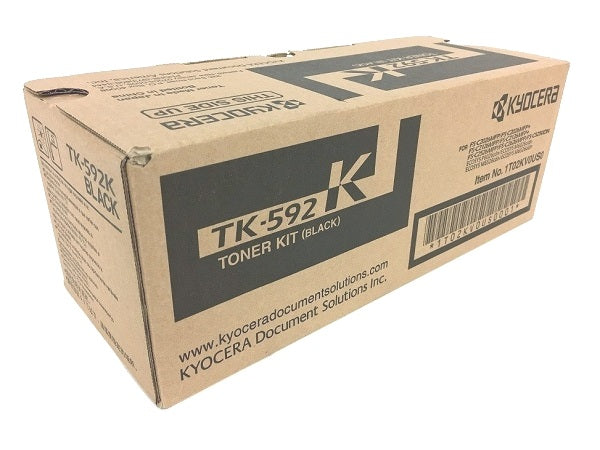 Kyocera-Mita TK592K Black Laser Toner Cartridge (Genuine)