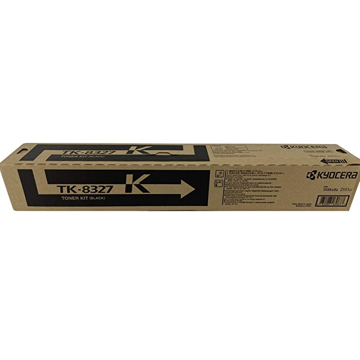 Kyocera-Mita TK-8327K Black Laser Toner Cartridge (Genuine)