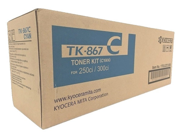 Kyocera-Mita TK867K Black Laser Toner Cartridge (Genuine)