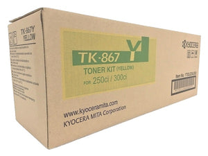 Kyocera-Mita TK867K Black Laser Toner Cartridge (Genuine)