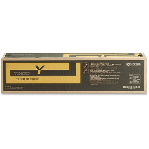 Kyocera-Mita TK8707K Black Laser Toner Cartridge (Genuine)