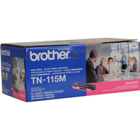 Brother TN115BK High Yield Black Laser Toner Cartridge (Genuine)