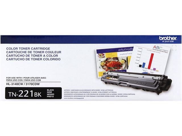 Brother TN-221BK Laser Toner Cartridge (Genuine)