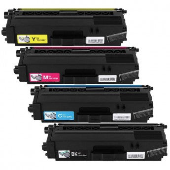 Value Set of 4 Brother TN-336 High Yield Toners: Black / Cyan / Magenta / Yellow (Compatible Toner Cartridges)