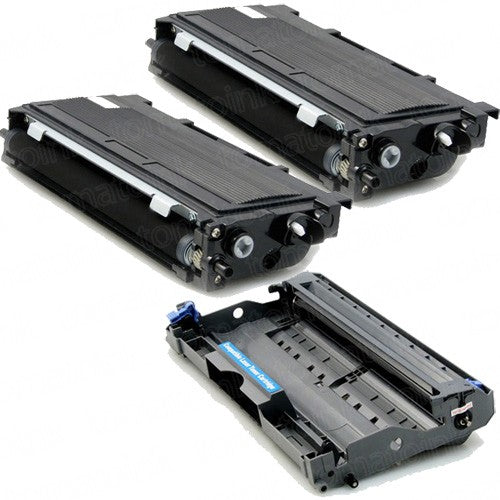 Special Pack of Brother 2-TN350 Black Toner & Drum Unit DR350 (Compatible Cartridge)