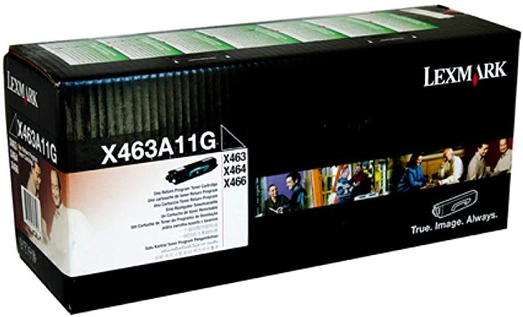 Lexmark X463A11G Black Laser Toner Cartridge (Genuine)